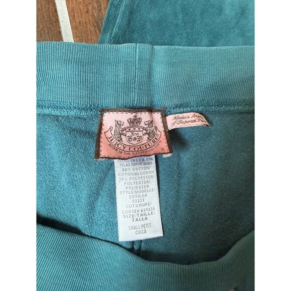 Y2K Vintage Juicy Couture Velvet Pants, Small/Tall - Picture 9 of 9